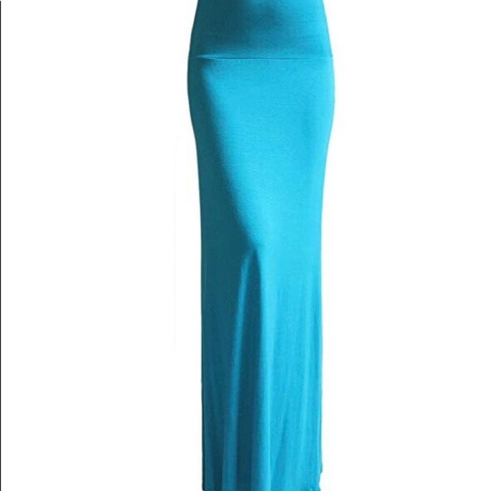 Skirt-Maxi, Aqua